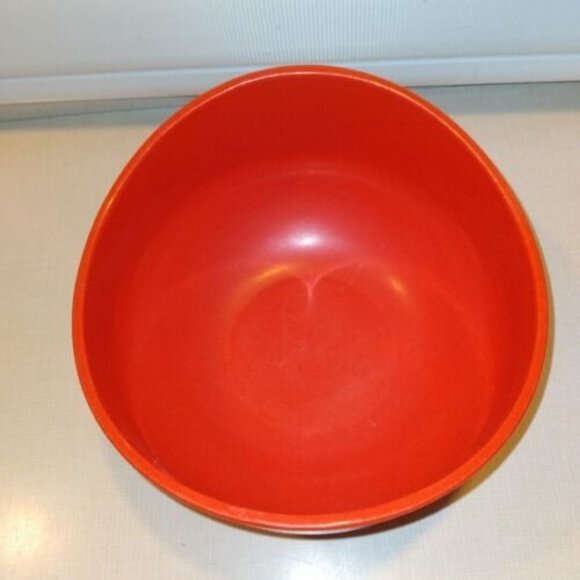 Vintage  W.Germany signed Emsa Plastic Bowl Flower 70's - Picture 3 of 3